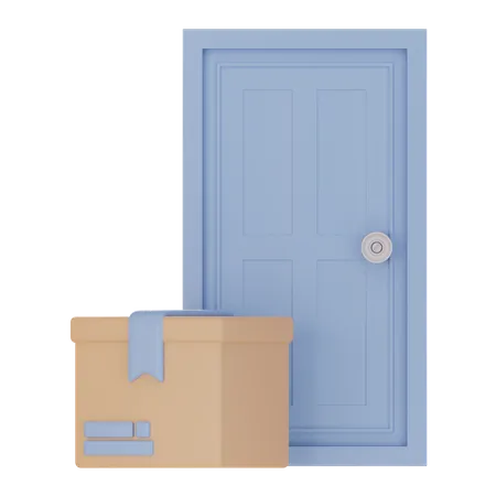 Door Delivery  3D Icon