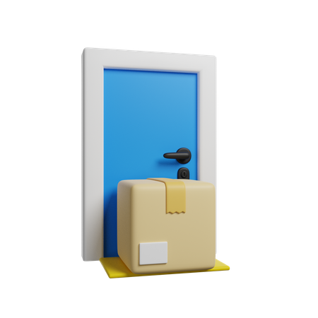 Door Delivery  3D Icon