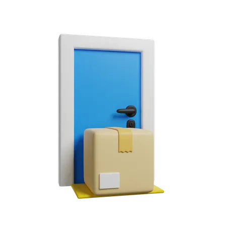 Door Delivery  3D Icon