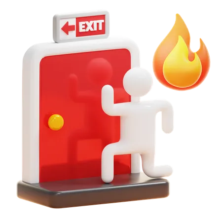 DOOR ESCAPE  3D Icon