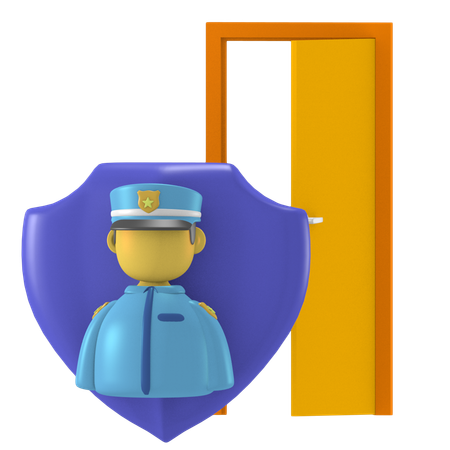 Door Guard  3D Icon