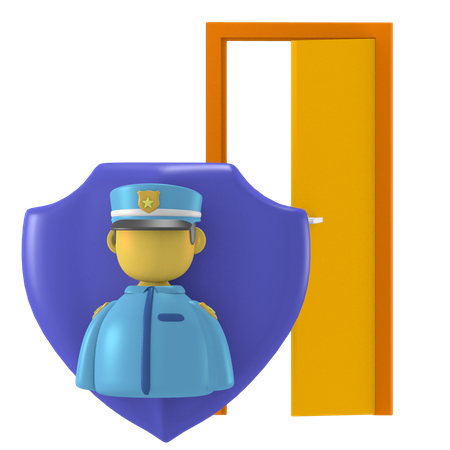 Door Guard  3D Icon