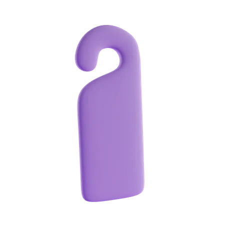 Door Hanger  3D Icon