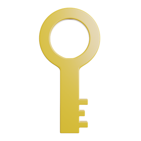 Door Key  3D Icon