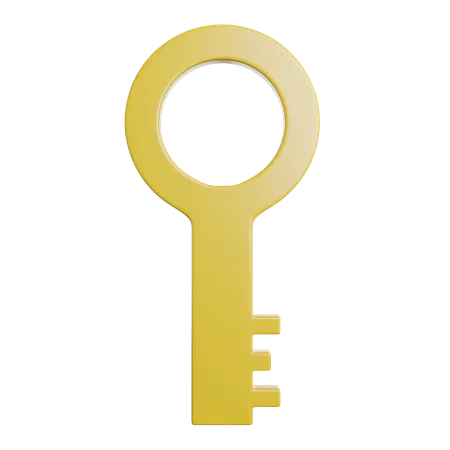 Door Key  3D Icon