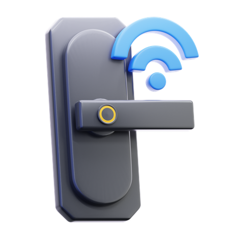 ドアロック  3D Icon