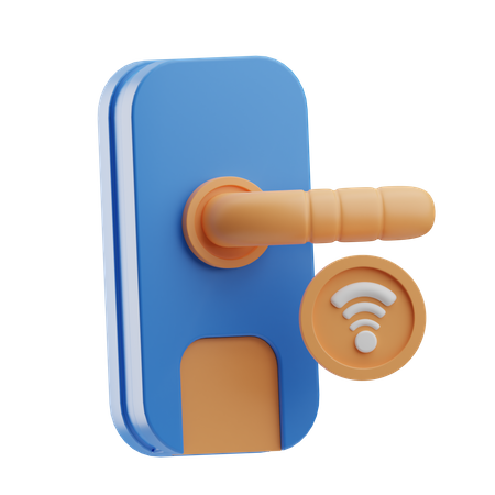 Door Lock  3D Icon