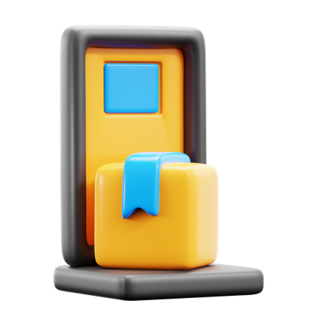 Door To Door Delivery  3D Icon