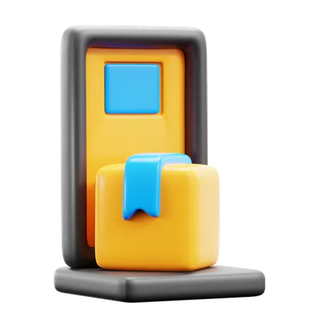 Door To Door Delivery  3D Icon