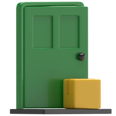 Door To Door Delivery  3D Icon