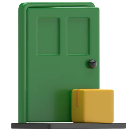 Door To Door Delivery  3D Icon
