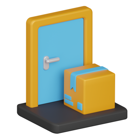 Doorstep Delivery  3D Icon