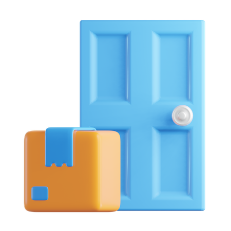 Doorstep Delivery 3D Icon