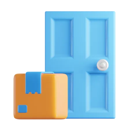 Doorstep Delivery  3D Icon