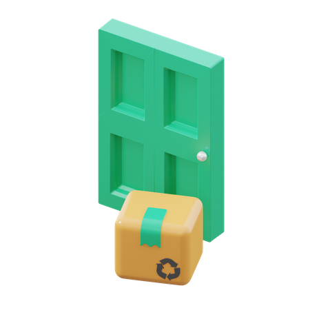 Doorstep Delivery  3D Icon