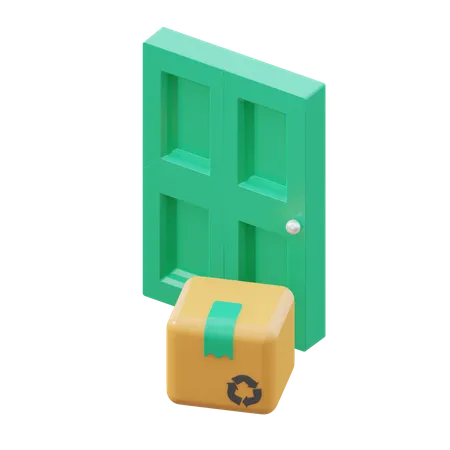 Doorstep Delivery  3D Icon