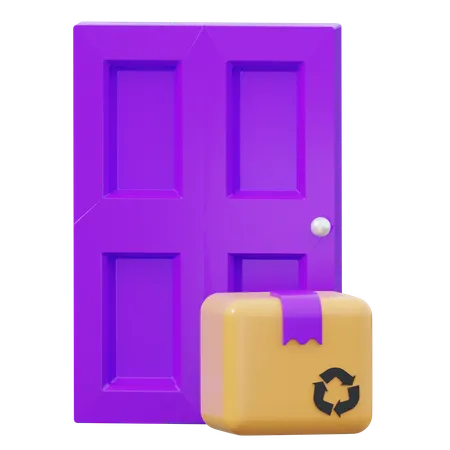 Doorstep Delivery  3D Icon