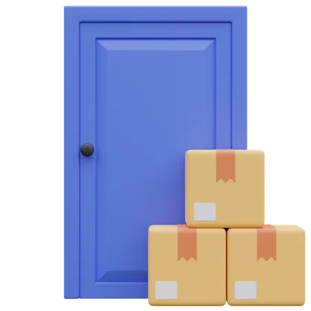 Doorstep Delivery  3D Icon