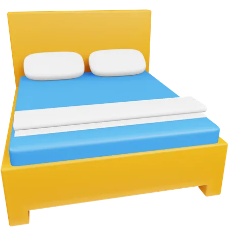 Doppelbett  3D Icon