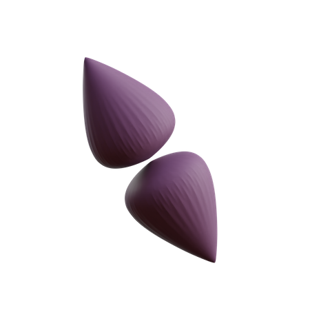 Doppelt gerippte Wassertropfen  3D Icon