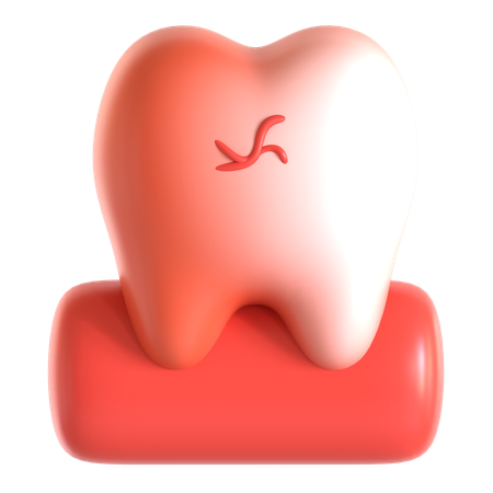 Dor de dente  3D Icon