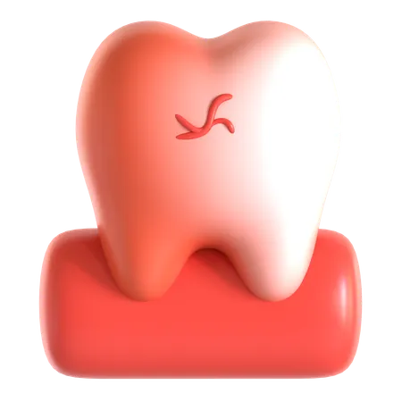 Dor de dente  3D Icon