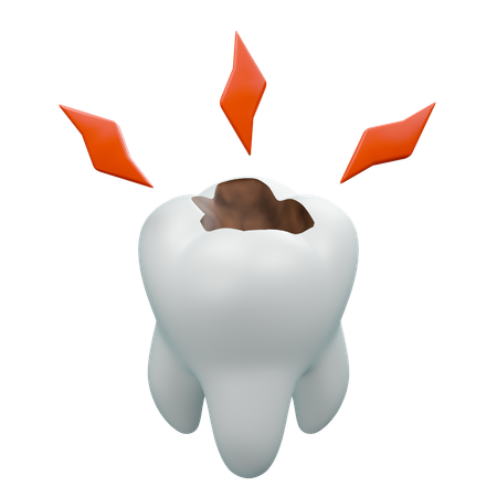 Dor de dente  3D Icon