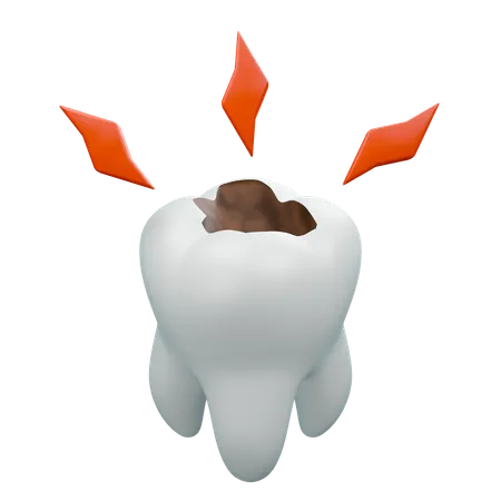 Dor de dente  3D Icon