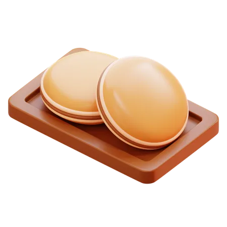 Dorayaki  3D Icon