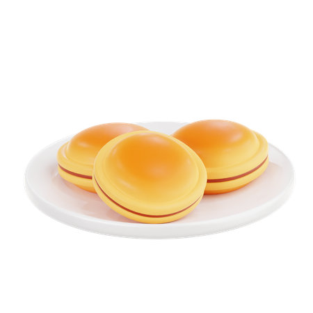 Dorayaki  3D Icon