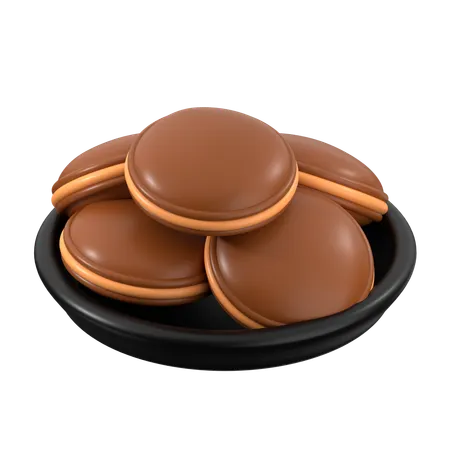 Dorayaki  3D Icon