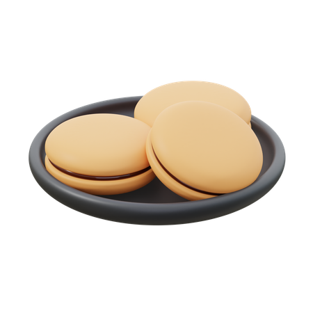 Dorayaki  3D Icon