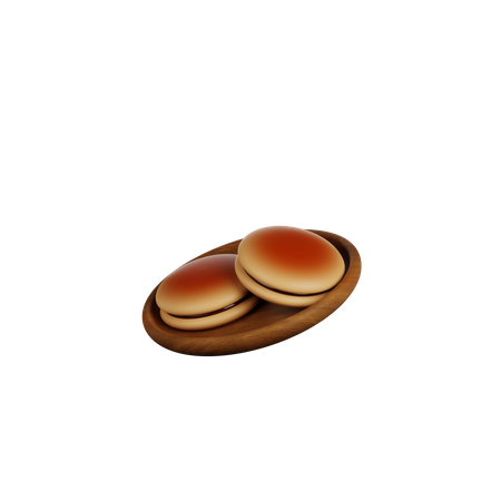 Dorayaki  3D Icon