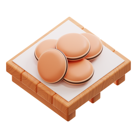 Dorayaki  3D Icon