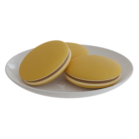 Dorayaki  3D Icon