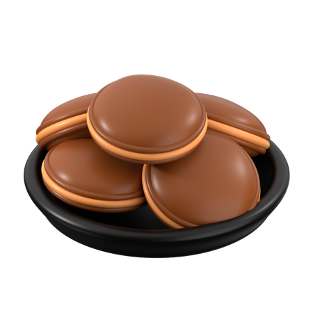 Dorayaki  3D Icon