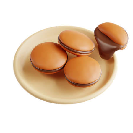 Dorayaki  3D Icon