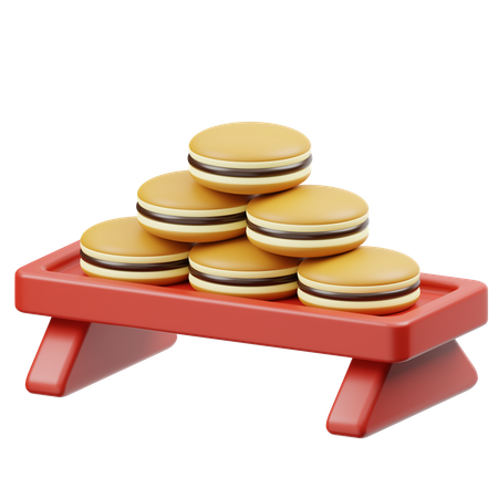 Dorayaki  3D Icon