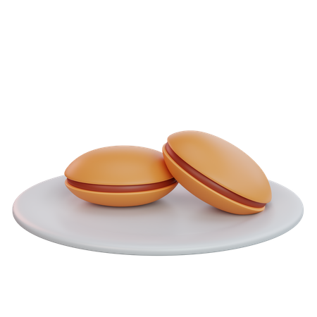 Prato dorayaki  3D Icon