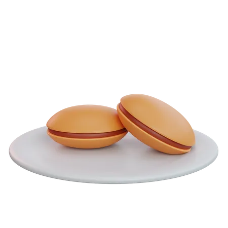 Prato dorayaki  3D Icon