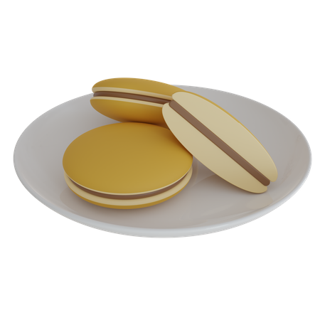 Dorayaki-Teller  3D Icon