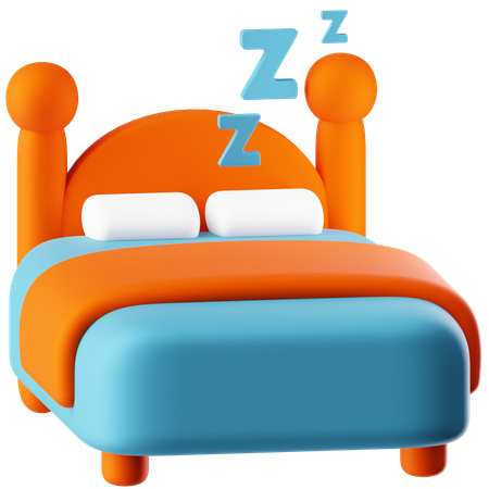 Dormir  3D Icon