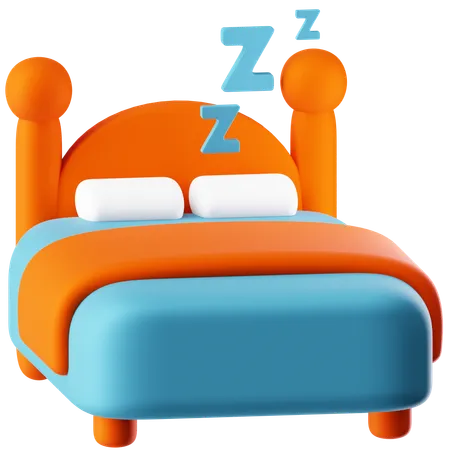 Dormir  3D Icon