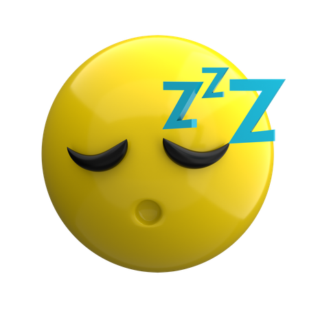 Emoji de sueño  3D Icon