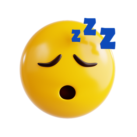 Emoji endormi  3D Icon