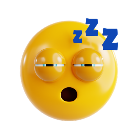 Emoji endormi  3D Icon