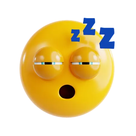 Emoji endormi  3D Icon