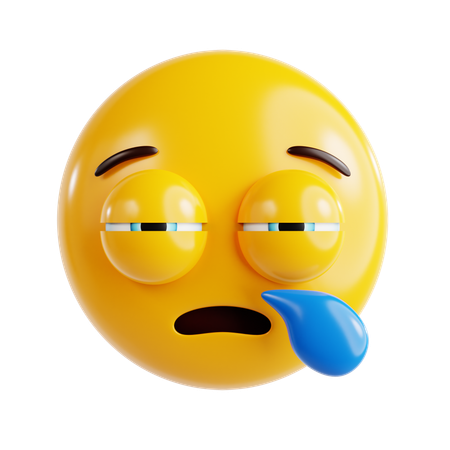 Emoji endormi  3D Icon