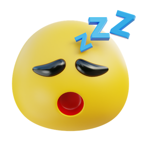 Emoji endormi  3D Icon