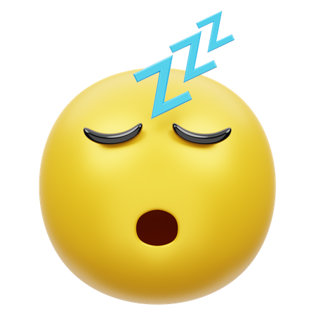 Emoji endormi  3D Emoji